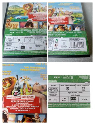 Películas DVD: Madagascar 2, Karate Kid, H2, 6€c/u