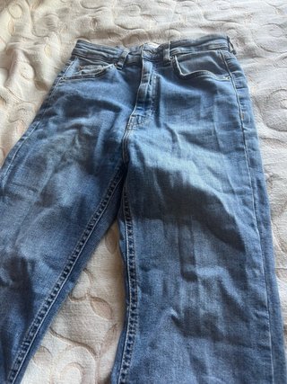 Pantalón vaquero flare azul
