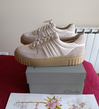 Zapatillas Clarks Mayhill Lace Beige 39 de 120€