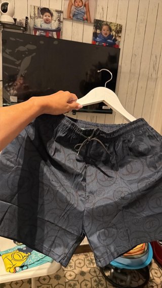Bañador hombre gris y negro