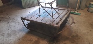 Trillo antiguo de madera