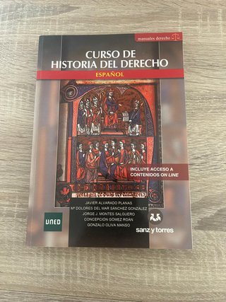 Curso de historia del derecho español
