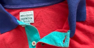 Polo Benetton Disney Mickey 90s Talla L/XL