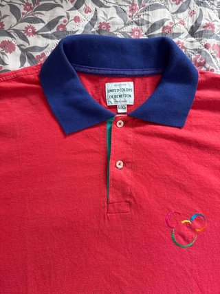 Polo Benetton Disney Mickey 90s Talla L/XL