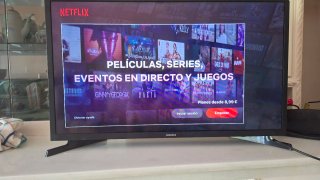 Smart TV Samsung Negra y Multicolor