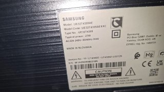 Smart TV Samsung Negra y Multicolor