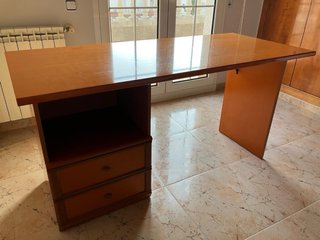 Estructura cama madera 90x190cm y Somier
