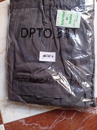 Pantalón de Trabajo Gris Nuevo Talla 42 SOLO LA 42