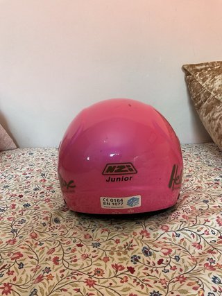 Casco de moto infantil rosa NZI