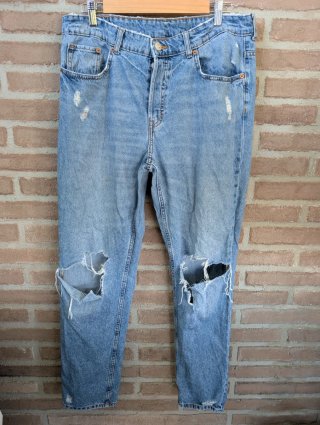 Vaqueros rotos de moda mujer talla 40