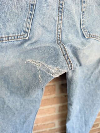 Vaqueros rotos de moda mujer talla 40