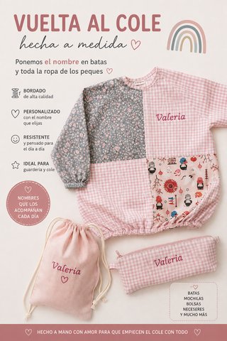 Bordamos el nombre en ropa