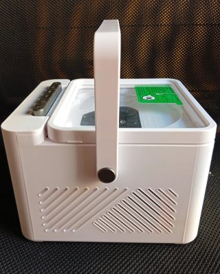 Reproductor CD/Casete Retro Blanco