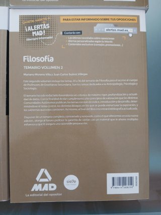 Filosofía temario : Profesores de Enseñanza Sec...