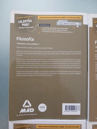 Filosofía temario : Profesores de Enseñanza Sec...