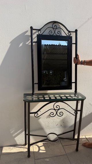 Consola recibidor con espejo
