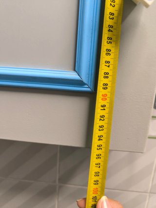 Armario estrecho baño cristal y plástico