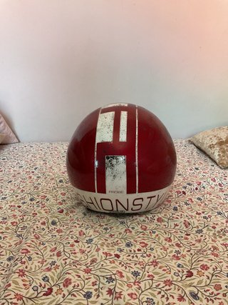 Casco de moto S-MAC rojo