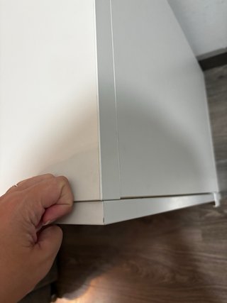 Mueble Besta Ikea cristal y estante