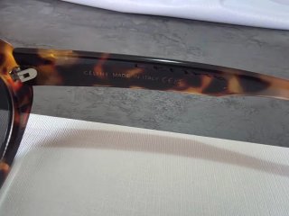 Occhiali da sole Celine tartarugati oro