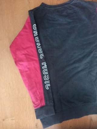 Sudadera Inside Hombre Talla XS Negra y Roja