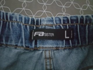 Pantalón corto tejano