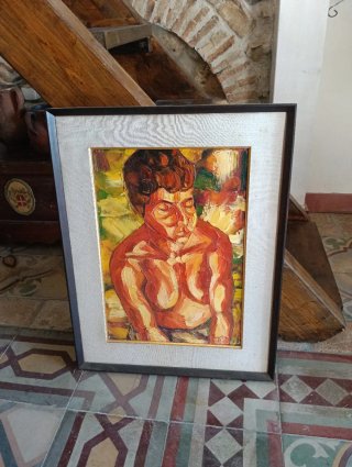 Quadro arte contemporanea, Italy artist, olio su