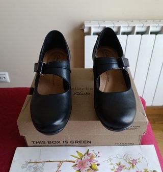Clarks Tacones Piel Negro Talla 39 de 89.95€