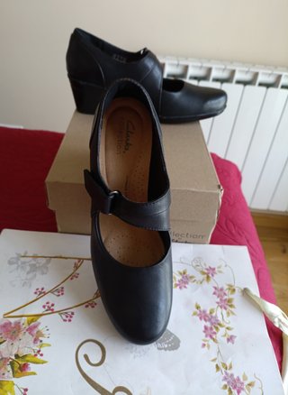 Clarks Tacones Piel Negro Talla 39 de 89.95€