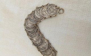 Bracciale vintage monete