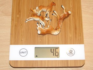 4 cavalli puledri pony miniature cinesi mit. s.XX