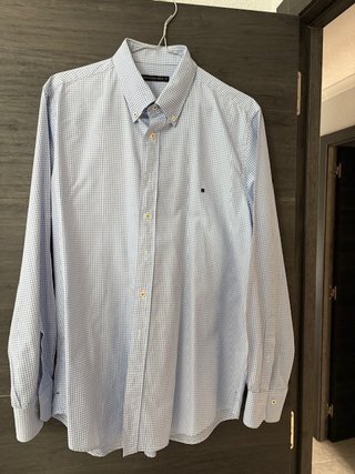 Camisa Purificación García cuadros azul
