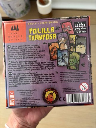 Juego de cartas La Polilla Tramposa