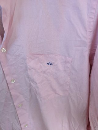 Camisa rosa Arrow cuello mao mujer talla L