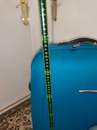 2 Maletas Trolley Viaje (Plata y Turquesa)
