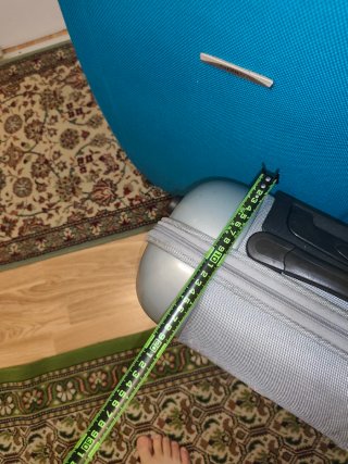 2 Maletas Trolley Viaje (Plata y Turquesa)