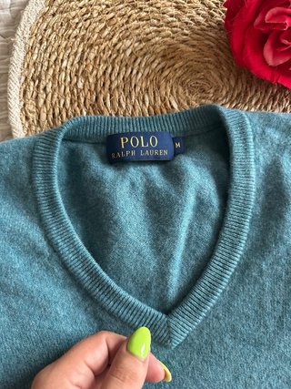 Jersey Polo Ralph Lauren V-neck Talla M original
