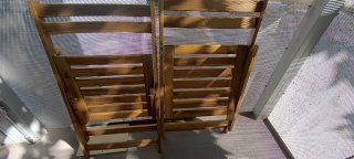 Juego 2 Sillas plegable madera Ikea