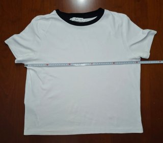 Camiseta Mango Blanca Talla L