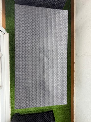 Mesa de terraza negra