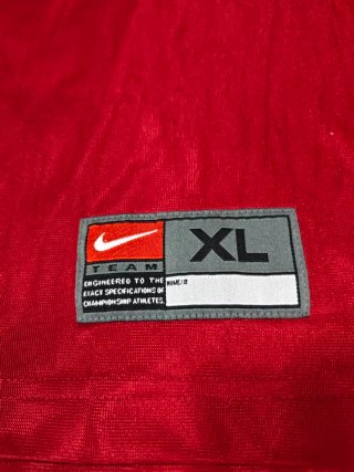 Camiseta Nike Vintage 90s Talla XL Roja y Blanca
