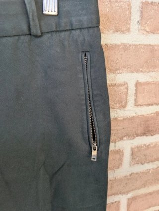 Pantalones de pinzas negro mujer talla 40