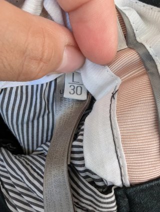 Pantalones de pinzas negro mujer talla 40