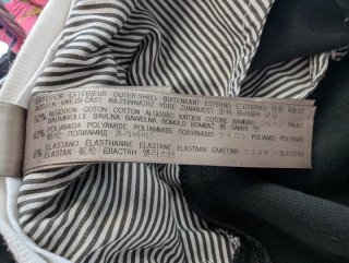 Pantalones de pinzas negro mujer talla 40