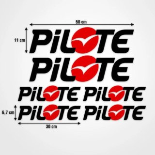 Kit Pegatinas Pilote para Autocaravana