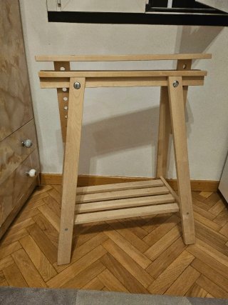 Caballete de madera abedul Ikea