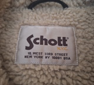Chaqueta Schott Piel verde oscuro Forro Borrego
