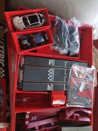 Lote Scalextric,circuitos y coches