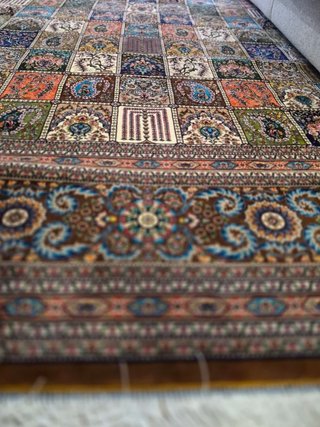 Alfombra persa artesanal "Obra Maestra Ariya"