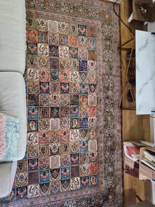 Alfombra persa artesanal "Obra Maestra Ariya"